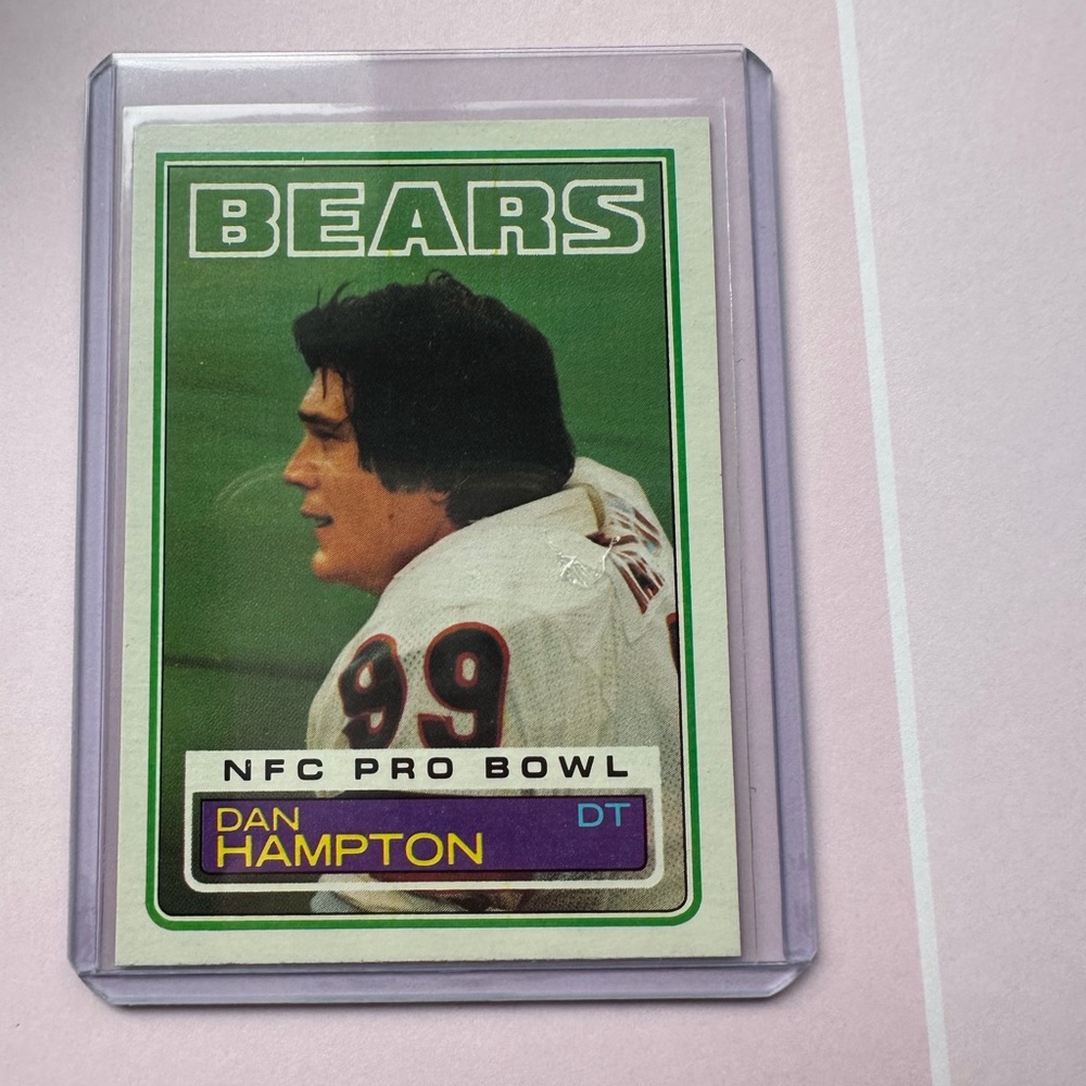 1983 Topps - Dan Hampton #30 Bears NFC Pro Bowl Trading Card DT
